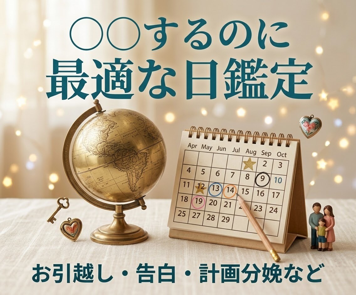 〇〇をするのに良い日は？はい！鑑定します ！大切な日程を決める前に是非ご相談ください˚✧ イメージ1