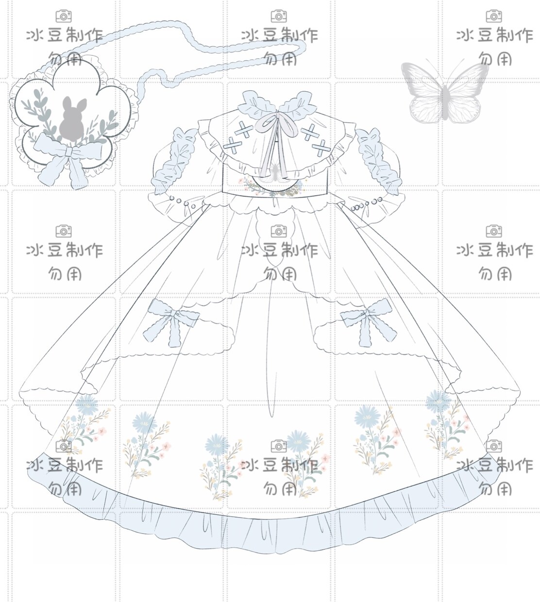 服装设计ます Lolita，包包，鞋子等设计 イメージ5