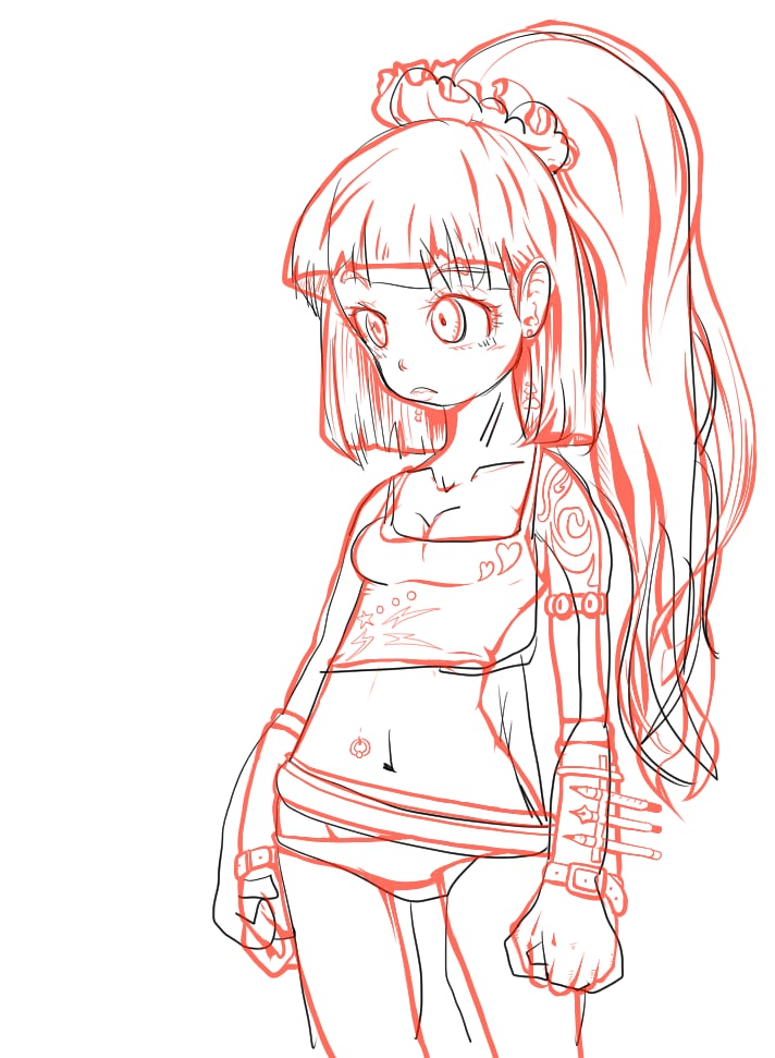 イラスト赤ペン致します 仕上げにもう一押しの添削いかがでしょうか。 イメージ2