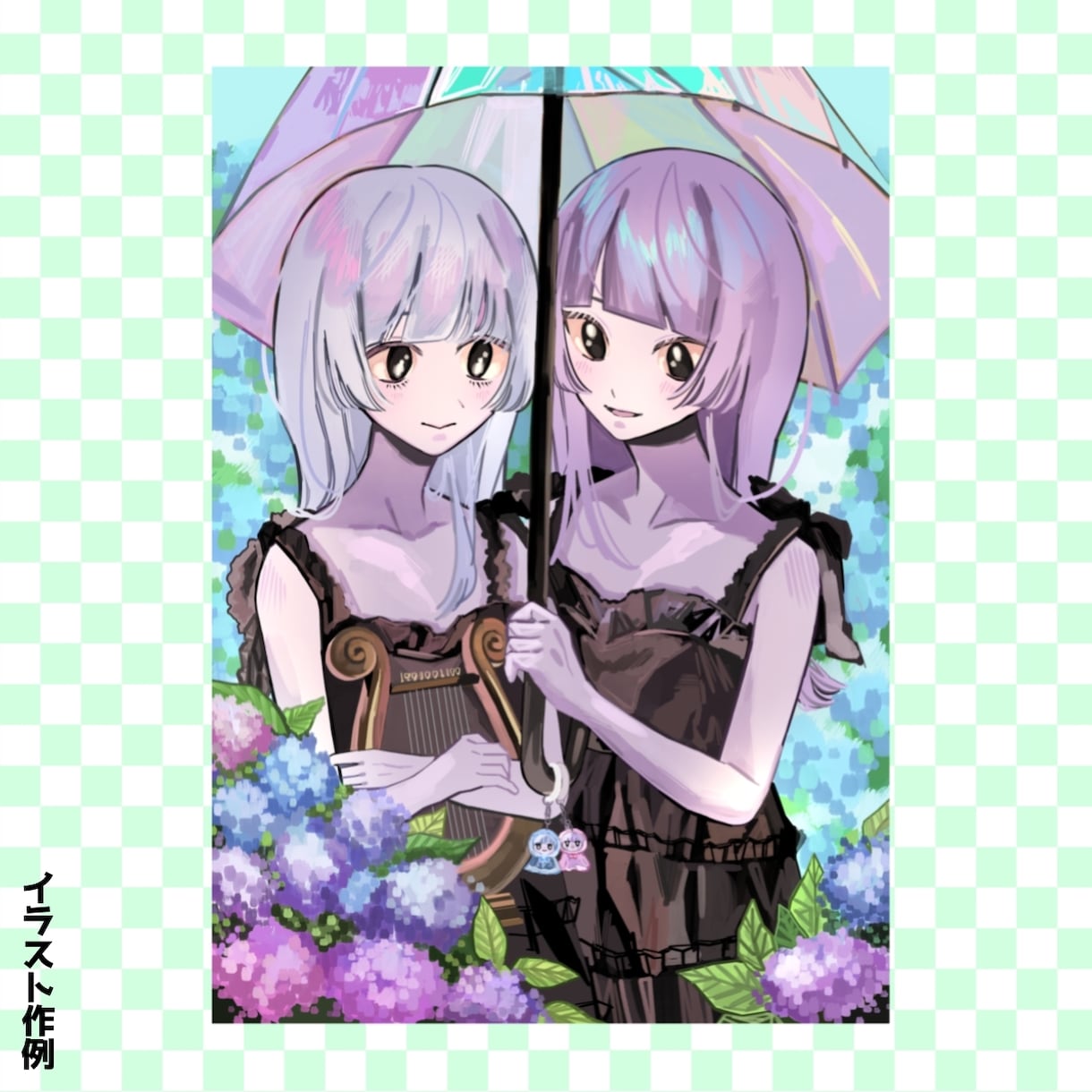 可愛いアイコン.サムネ.立ち絵etc.お描きします 背景込みの1枚絵もキャラクターイラストも作成します！ イメージ5
