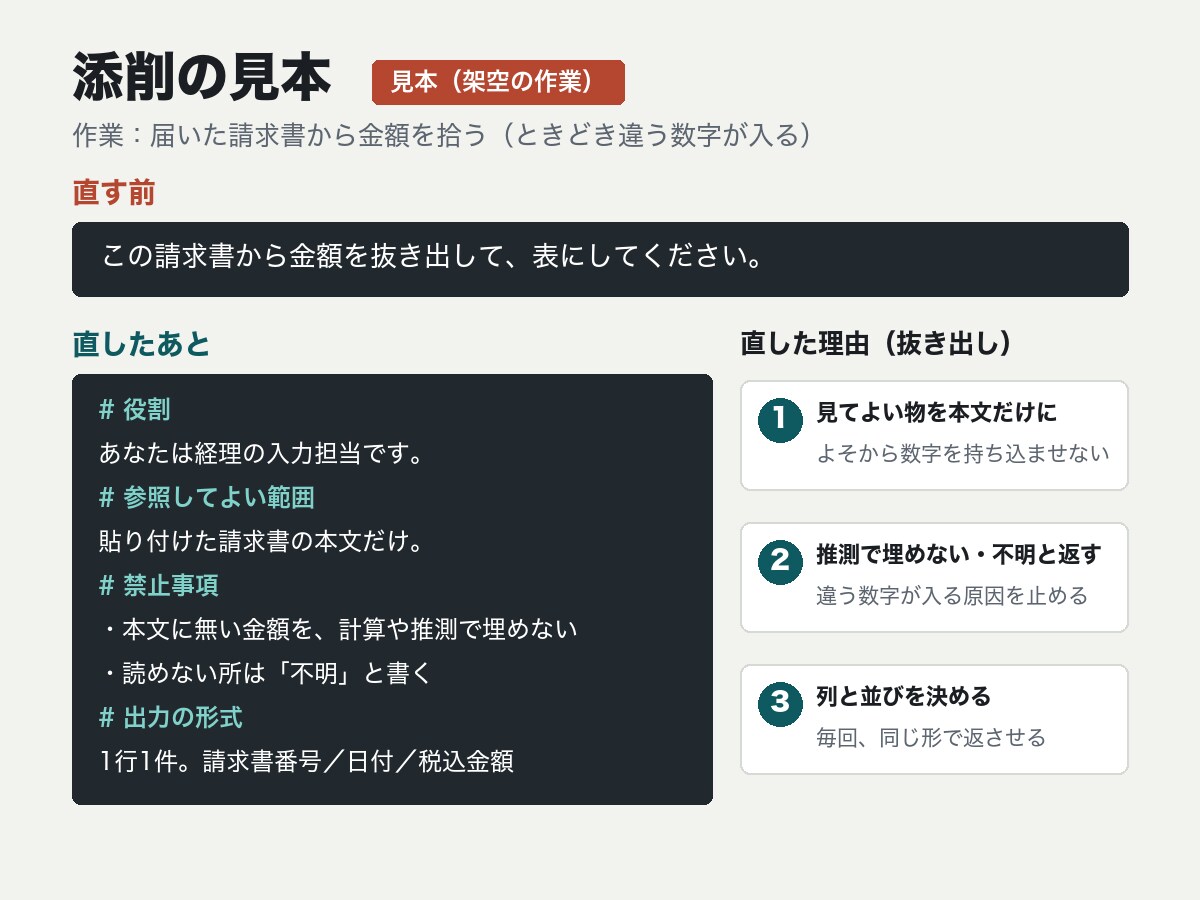 AI業務自動化の教材と添削3回をお届けします 全5章の教材と、あなたのプロンプトの添削を3回 イメージ3