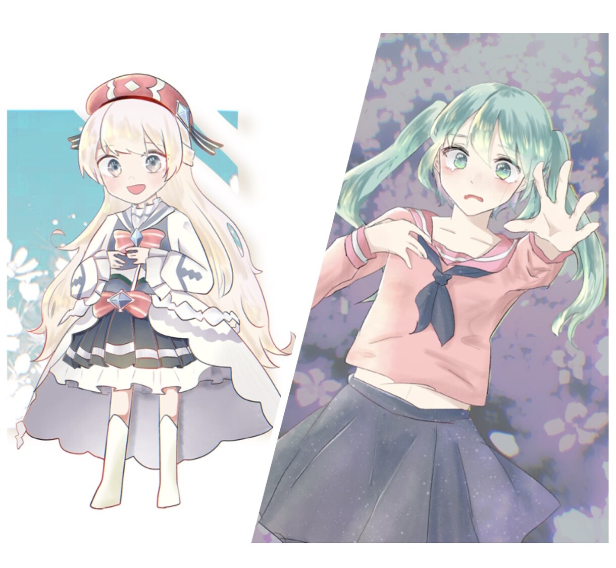 1枚絵、アイコンお描きします アイコンやヘッダー、サムネ等に使用するイラストを描きます！ イメージ1