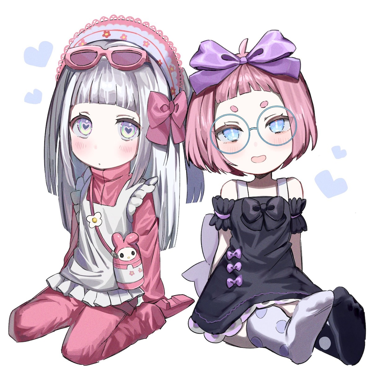 目を引くかわいいイラストお描きします 商用利用◎1枚絵、アイコン、ヘッダー用イラスト承ります！ イメージ2