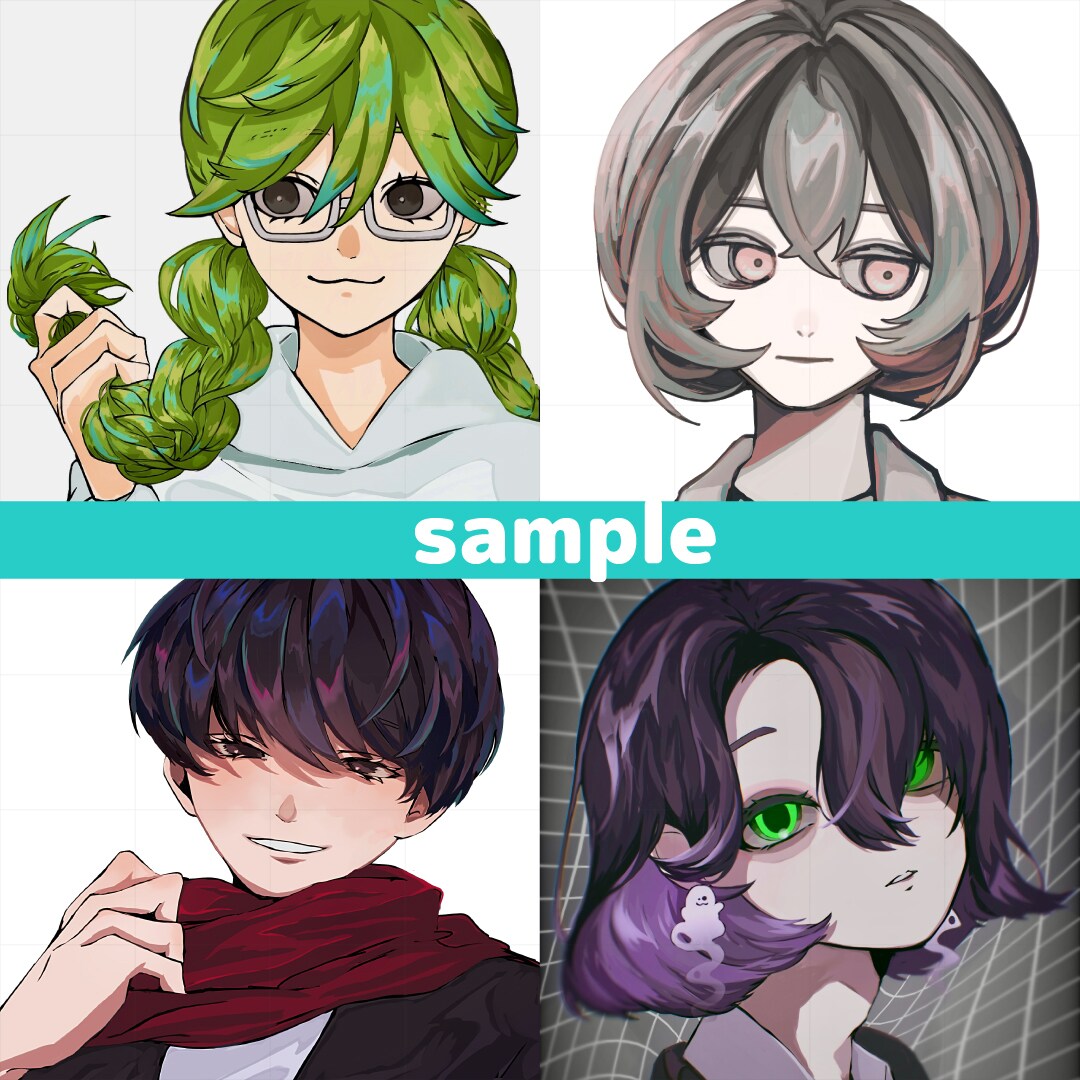 SNSアイコンお描きします あなただけのアイコンを丁寧な厚塗りイラストで作成します！ イメージ2