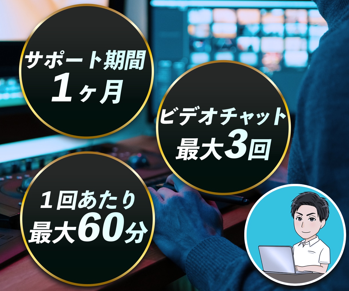 Premiere Proの使い方をサポートします あなたのやりたいことが1か月で実現します イメージ2