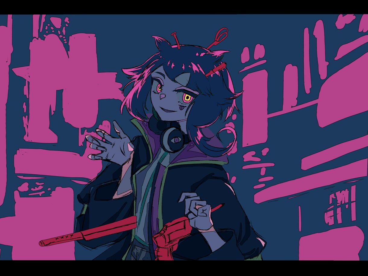 ボカロ、歌ってみた等のMVイラスト作成します 本家に寄せたイラスト(アニメーション、live2d可) イメージ3