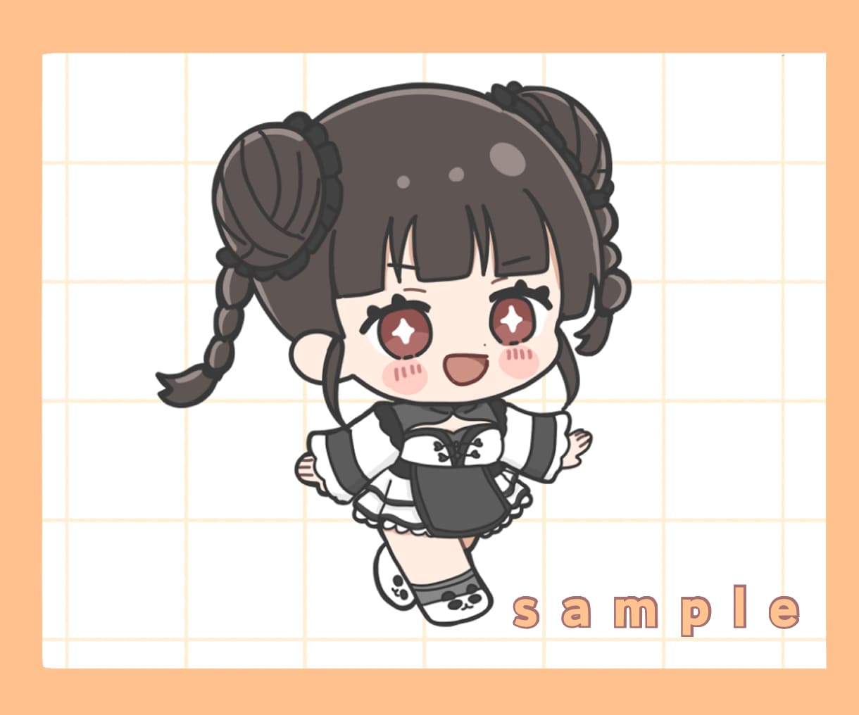 配信に使えるかわいいちびキャライラスト描きます アイコンやグッズ、スタンプに！かわいいミニキャラ制作します イメージ8