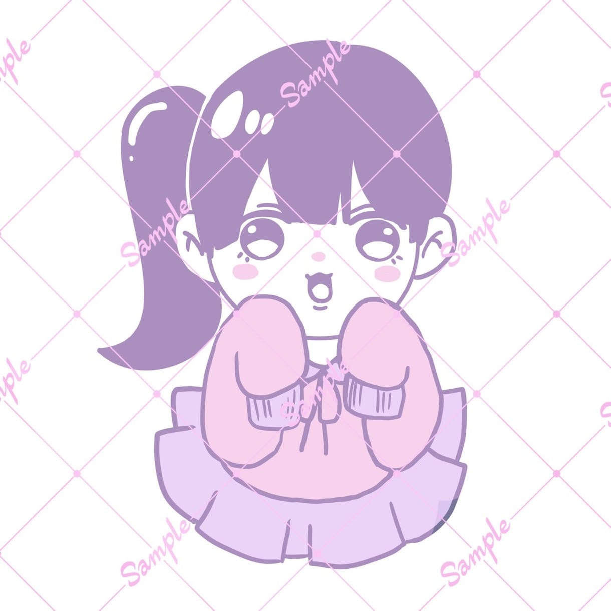パステルカラーで可愛いをイラストお描きします ​ぽてっと可愛い、あなただけの癒やし系イラスト、制作します♪ イメージ1