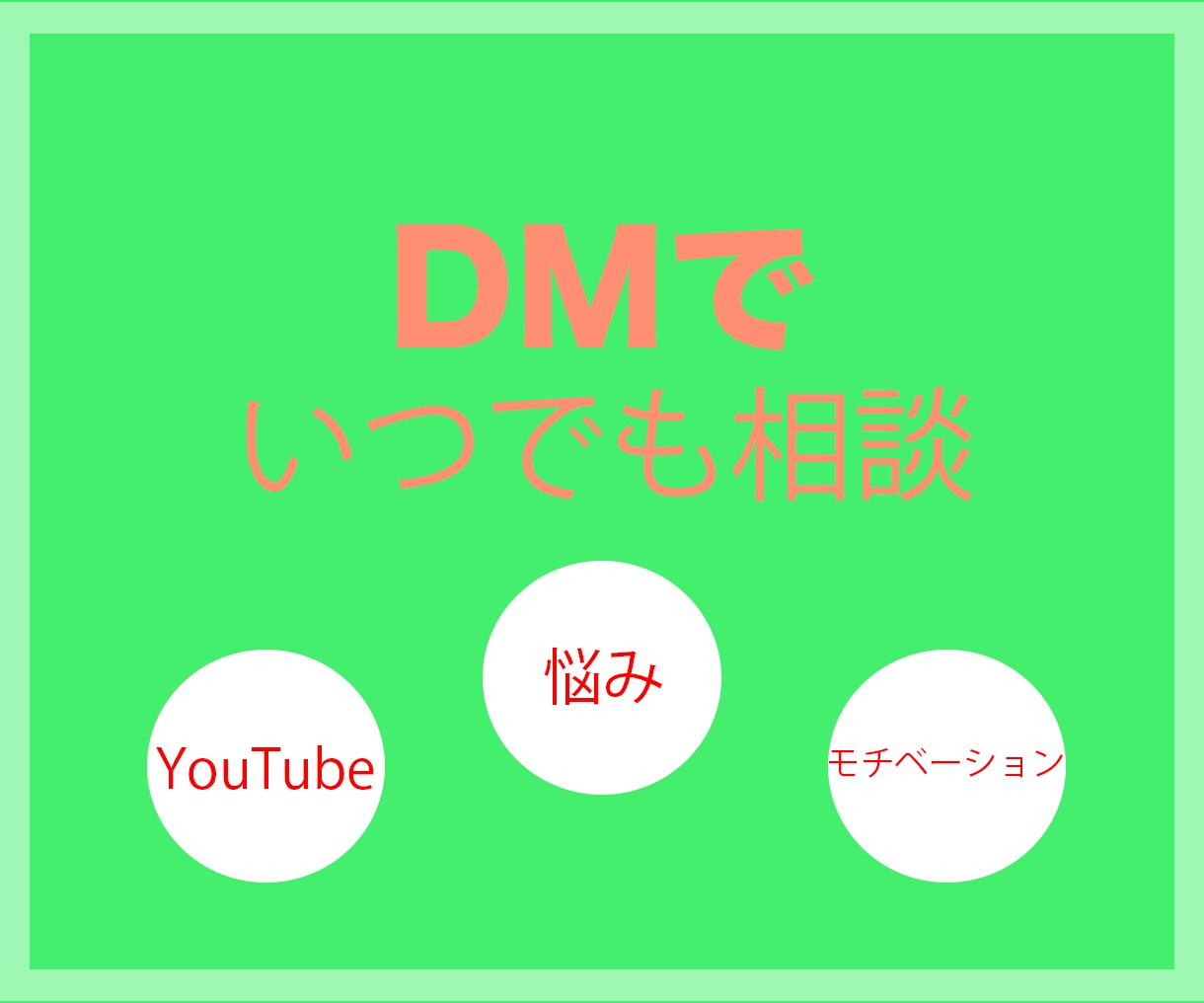 YouTube初心者限定１ヶ月活動をサポートします 友人感覚DMで気軽に相談！確実にチャンネルを成長させよう イメージ2