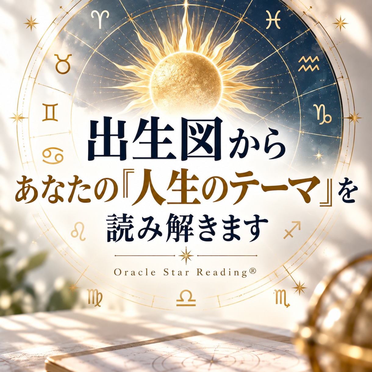 出生図からあなたの『人生のテーマ』を読み解きます あなたは何のために生まれてきたのでしょう？ イメージ1