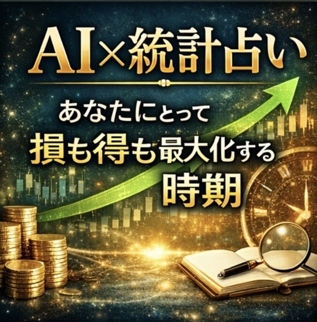 AI×統計占いでお金の流れと時期を分析します いつ動くべきか、いつ守るべきか。お金の分かれ道を可視化します イメージ3