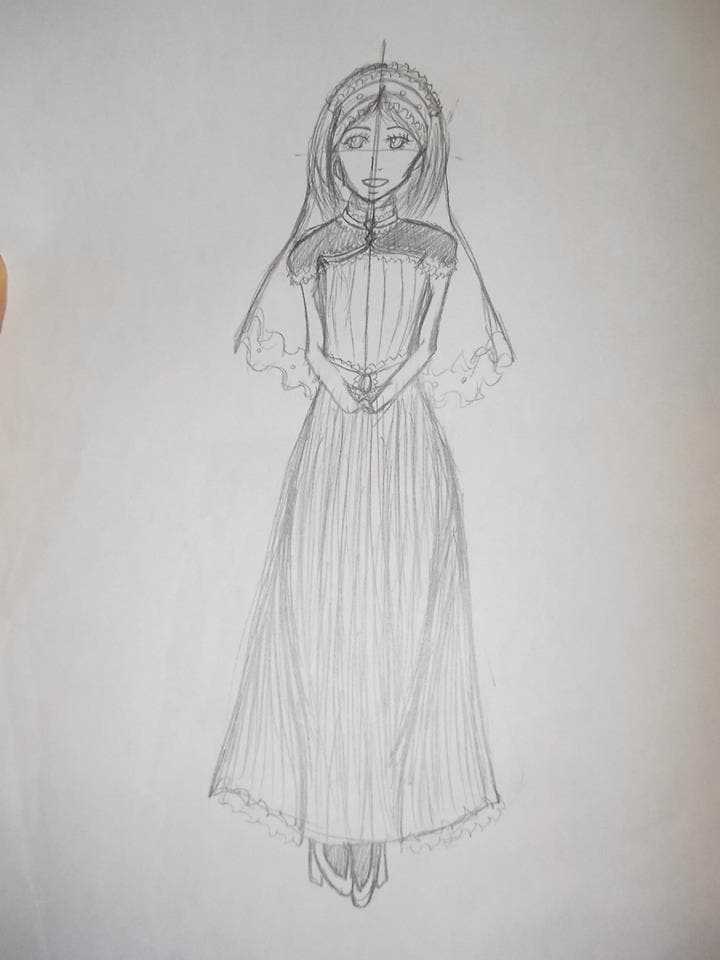 幸せを願い：ファッションデザインします 趣味で描いたウェディングドレスやタキシードデザイン作画販売 イメージ4