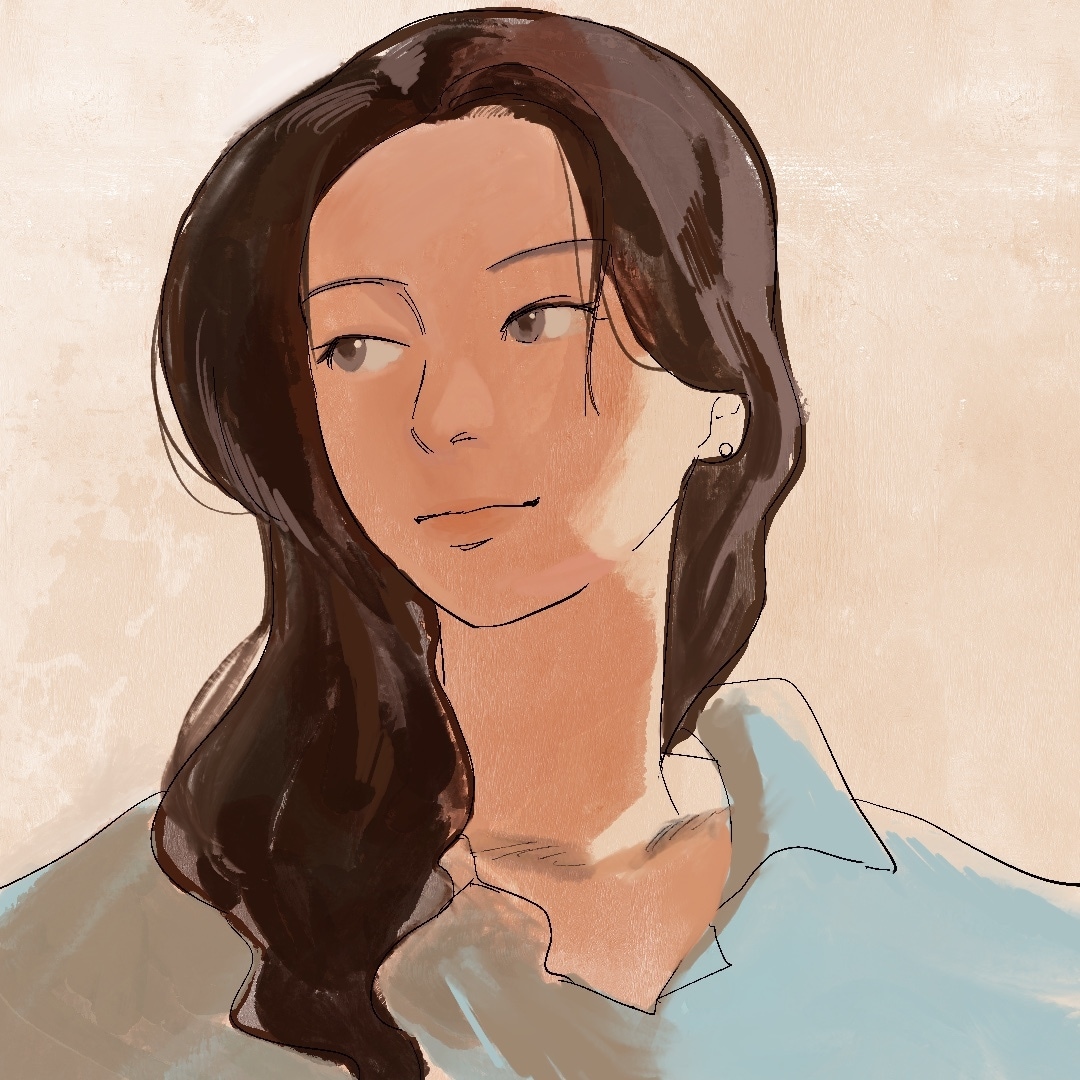 油絵風の似顔絵イラストを描きます あなたの雰囲気を醸し出すイラストを描きます イメージ3