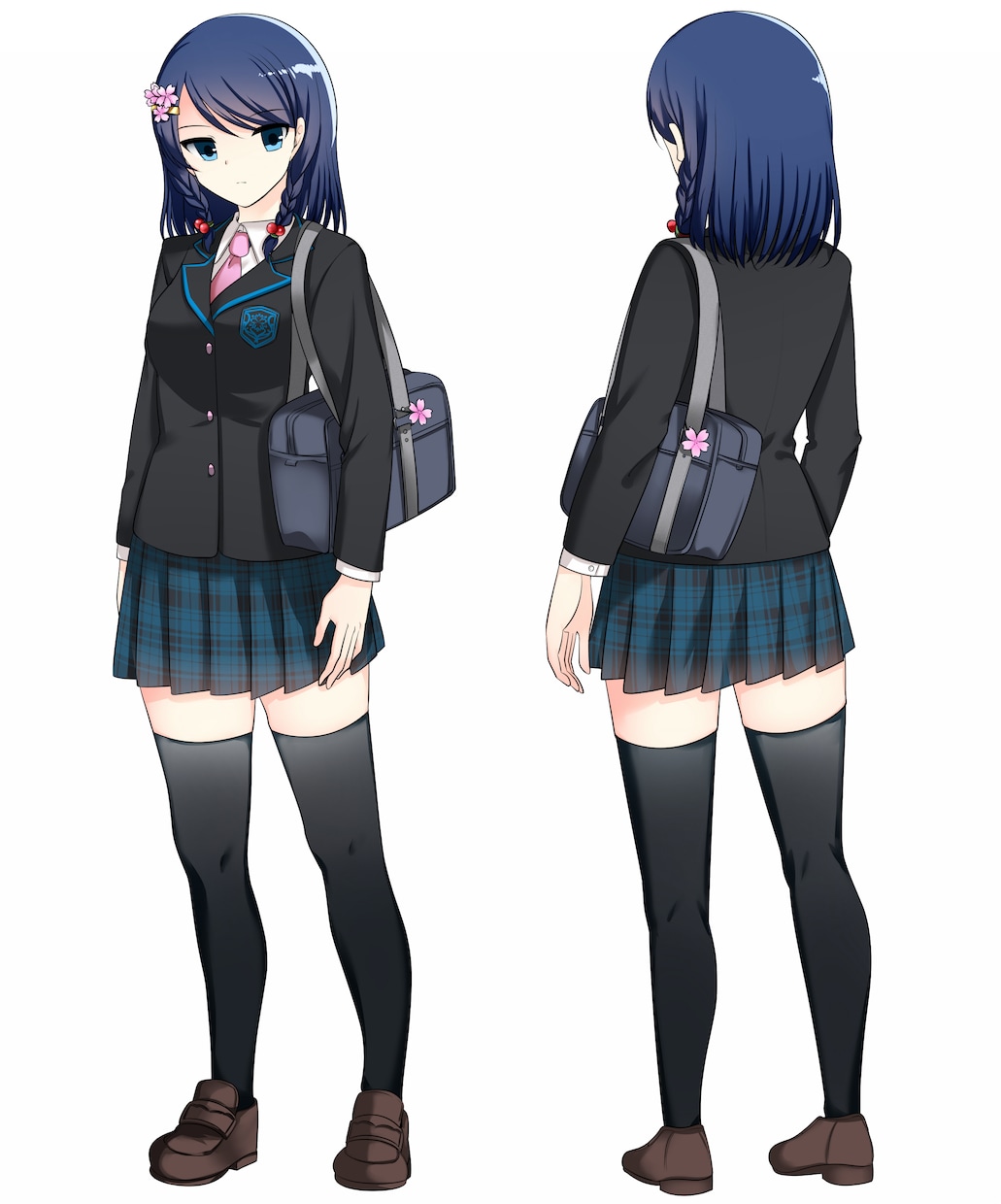 髪形等一緒に決めながら０から女の子の立ち絵描きます オリジナルキャラの絵がほしいけど外見が何も決まっていない方へ イメージ6