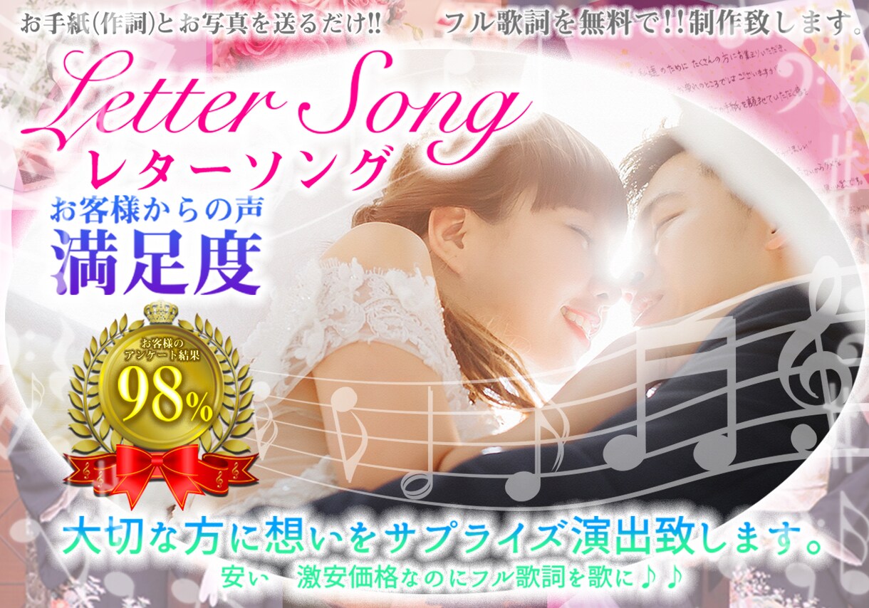レターソング&プロフィールムービーの相談します レターソング&プロフィールムービーの相談します。 イメージ2