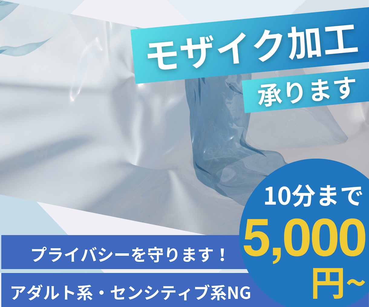 動画のモザイク、ぼかし加工します 丁寧に迅速にプライバシーを守ります イメージ1