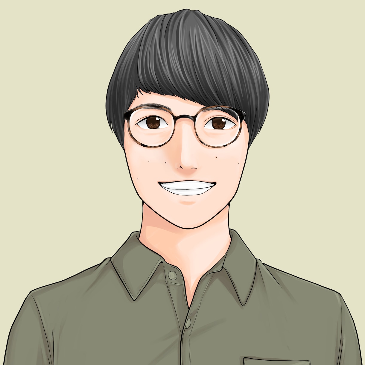 名刺にも！好印象なコミック風似顔絵描きます 漫画雑誌で佳作受賞経験有り　プロフィール画像でお悩みの方に イメージ4