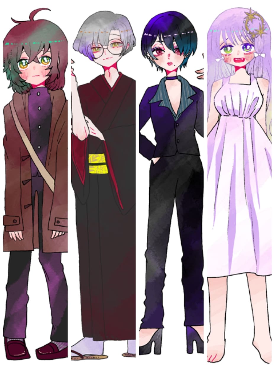 本日限定半額！瞳の綺麗なイラスト作成いたします TRPGの立ち絵、歌ってみたサムネイル、夢絵などに！ イメージ4
