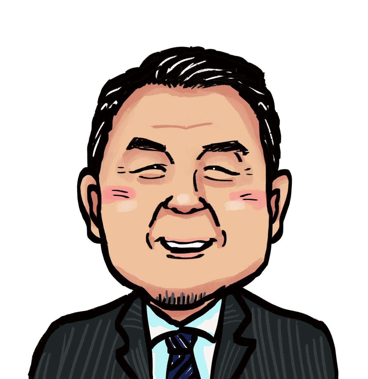 プロ制作！デジタルによる似顔絵アイコンお描きします SNSアイコン、プロフィール画像や名刺等にいかがですか？ イメージ4