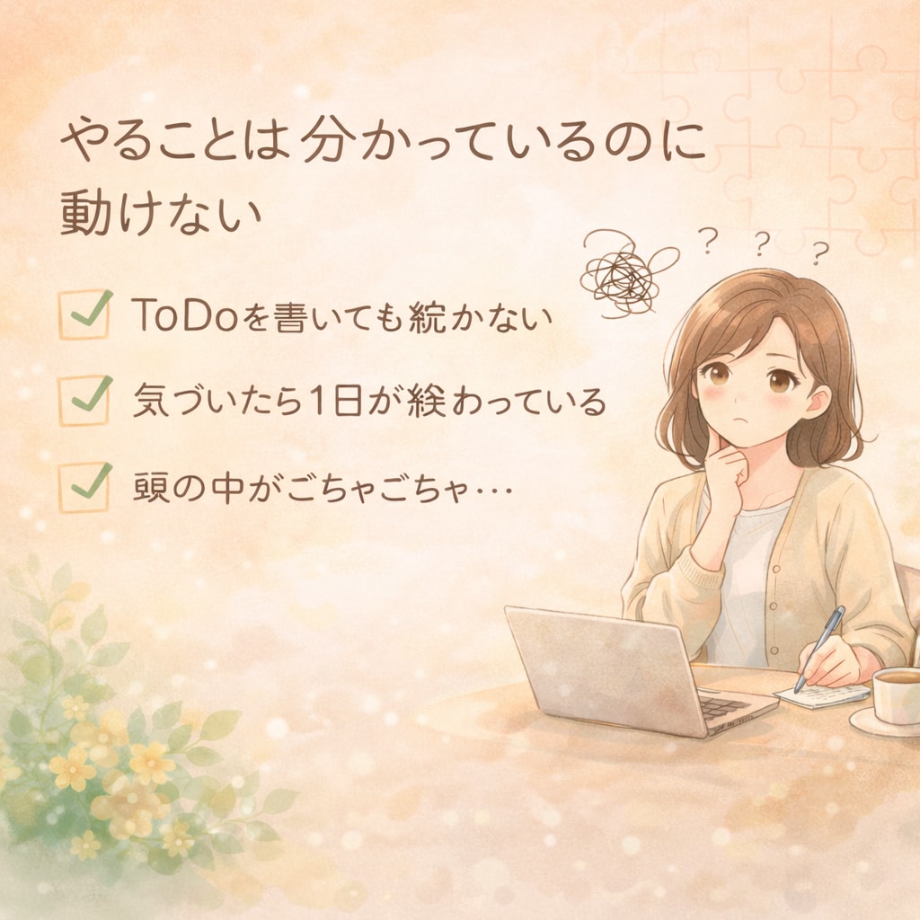 散らかったでこぼこ思考を一緒に整理します 分かっているのに出来ない、何をしたらいいか分からない方へ イメージ4