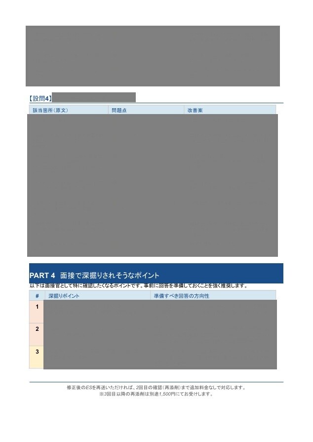 現役採用担当が就活ESを採点・添削します ES添削｜理系/文系/院生｜大手対策｜書類通過率UP イメージ6
