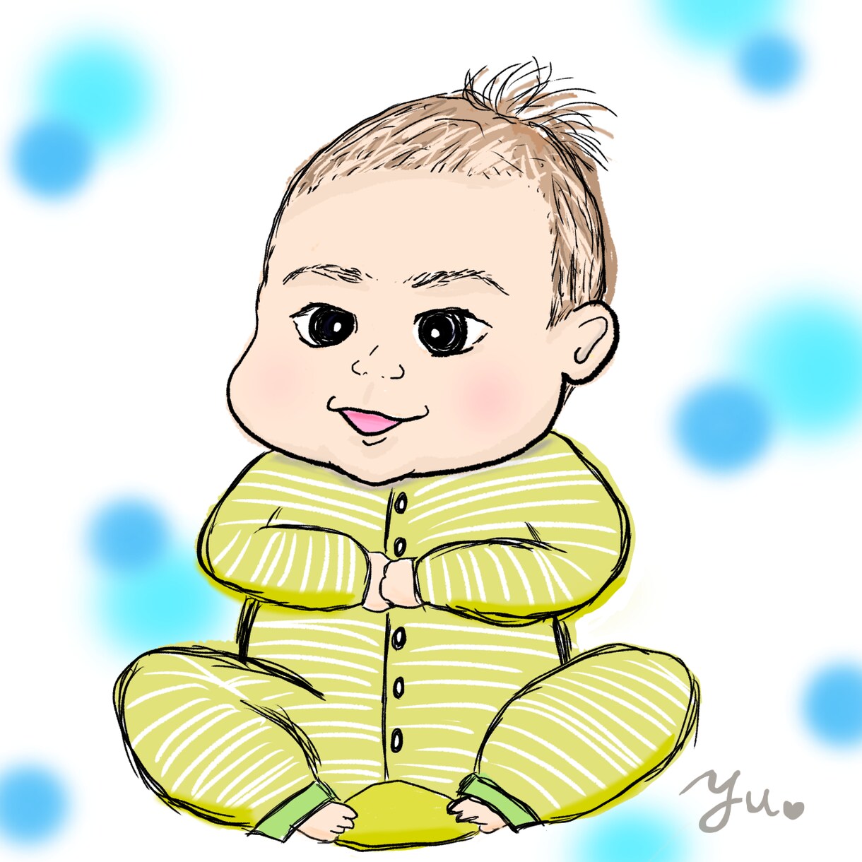 お子さんやペットの似顔絵作成します お子さんやペットの似顔絵を可愛らしく描きます。 イメージ5