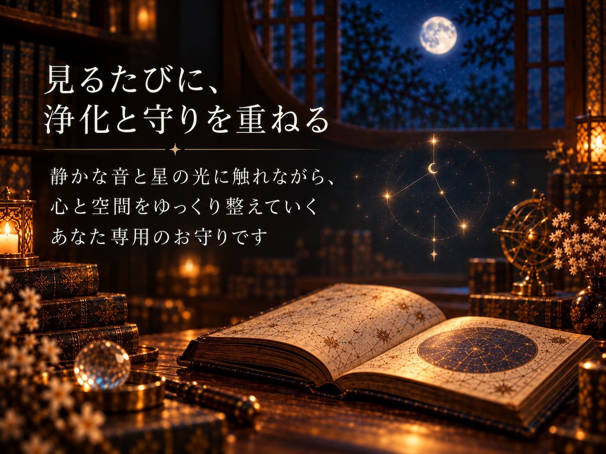この星空あなた専用のお守りになります ・不安な夜に、音と星が守りを結ぶ、世界に１つの護符 イメージ5