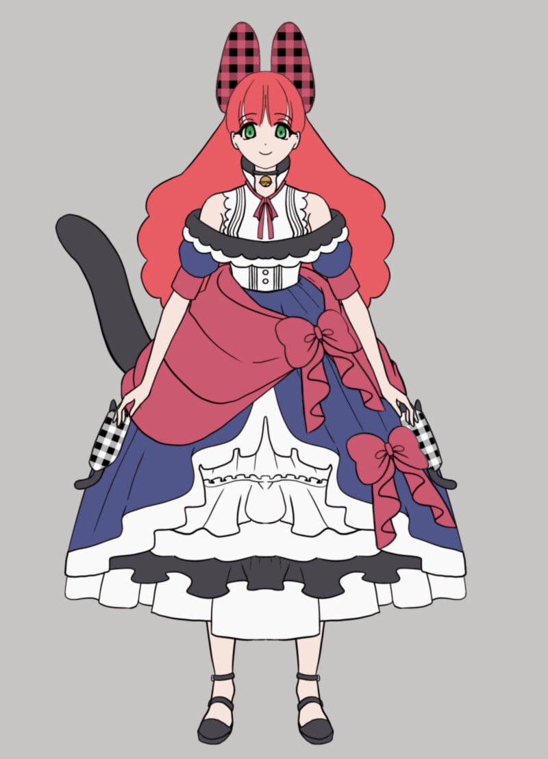 OCキャラ立ち絵描きます アニメ塗りかブラシ塗りで制作します。 イメージ4