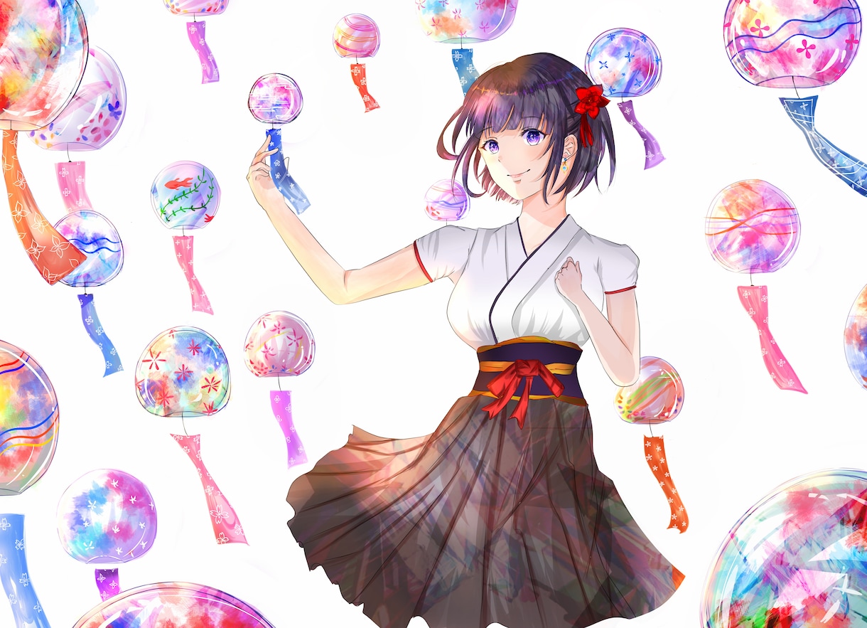 可愛いアイコン，イラスト，立ち絵描きます 女性キャラであれば版権物もオリジナルも可能です。 イメージ3