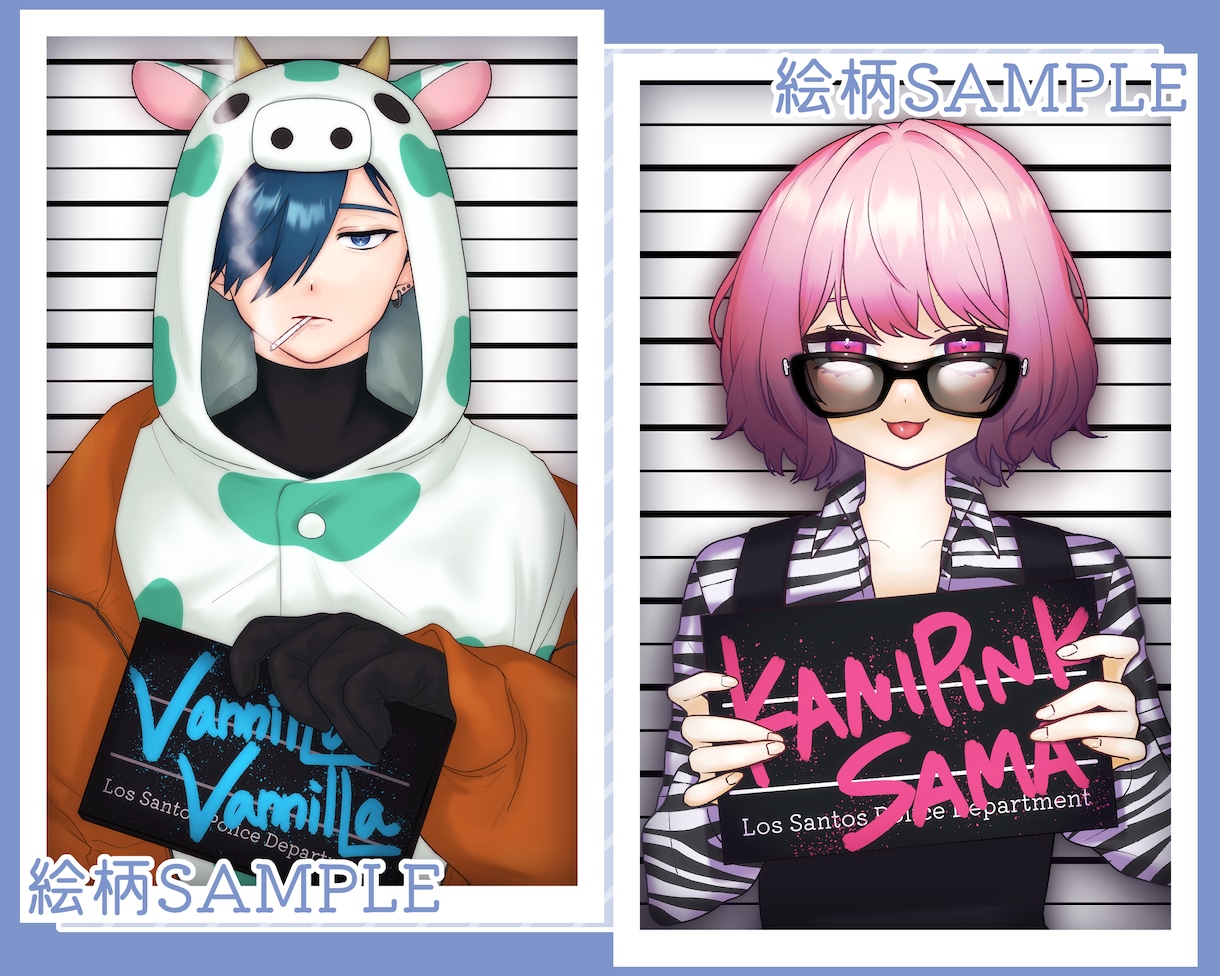 商用OK/キャラクター立ち絵制作します Vtuber/IRIAM/TRPG等　商用可の立ち絵制作◎ イメージ3