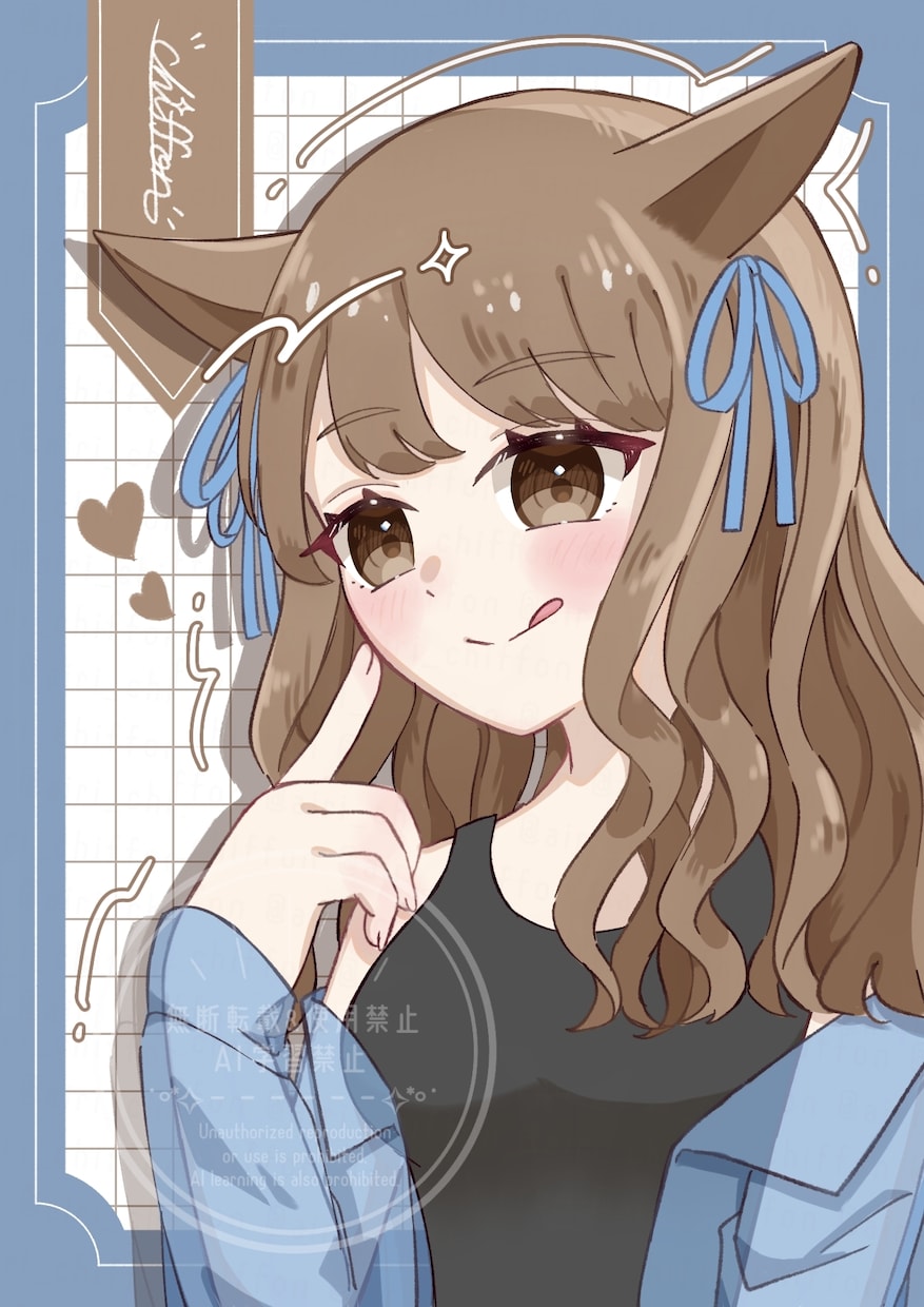 アイコンなどに使えるバストアップイラストを描きます 既存キャラクター、VTuber、オリキャラ問いません！ イメージ1
