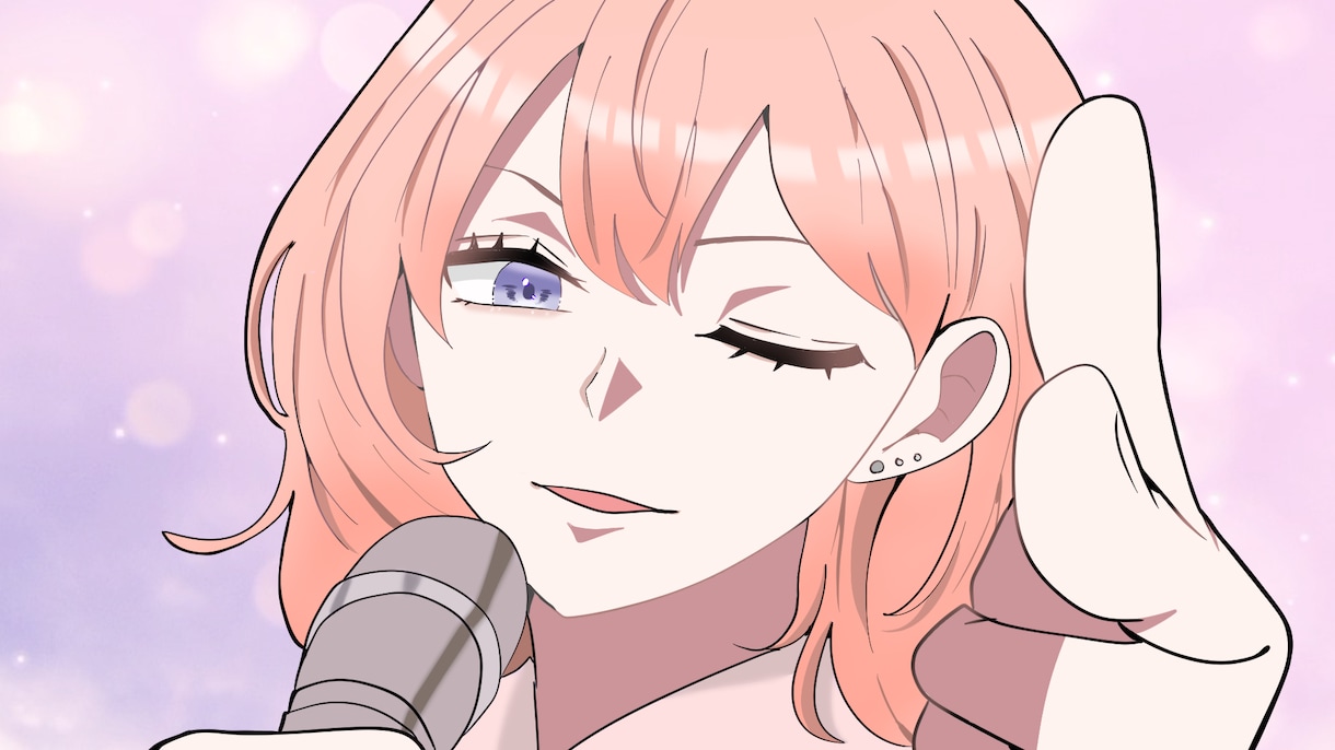 歌ってみたサムネ、動画用サムネやアイコン描きます あなただけの1枚絵を描きます！°・*:.。.☆ イメージ5