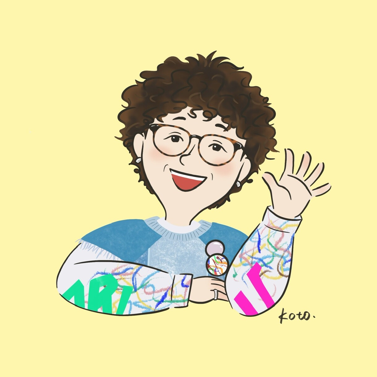 パッと目を引く似顔絵お描きいたします プレゼントやアイコンにぴったりな似顔絵です イメージ5