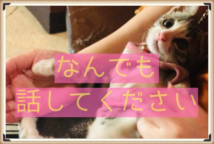 少しのお時間でも大丈夫です。お話をお聞きします 心のモヤモヤやお仕事の悩みなど、なんだか誰かと話したい方～ イメージ1