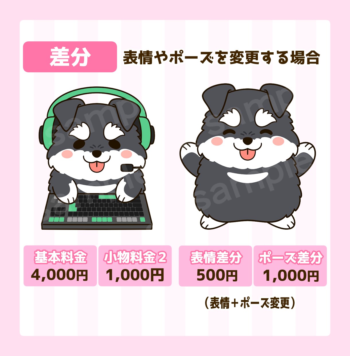 大好きな動物やペットのイラストを制作します 商用可！SNSやグッズ・配信などのマスコットキャラクターに♪ イメージ5