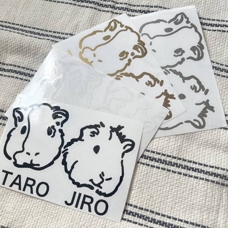 車やドアに貼れる！子供の絵をステッカーにします お子様の描いたイラストをカッティングステッカーに♪ イメージ5