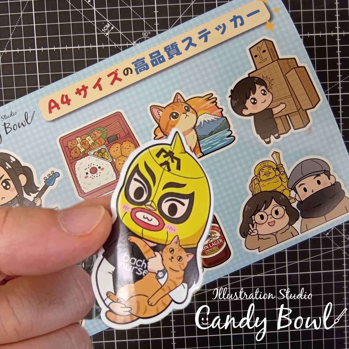業務用プリンターで高品質ステッカー印刷します BN-20A出力／耐水・屋外対応／A4サイズ1枚から制作 イメージ1