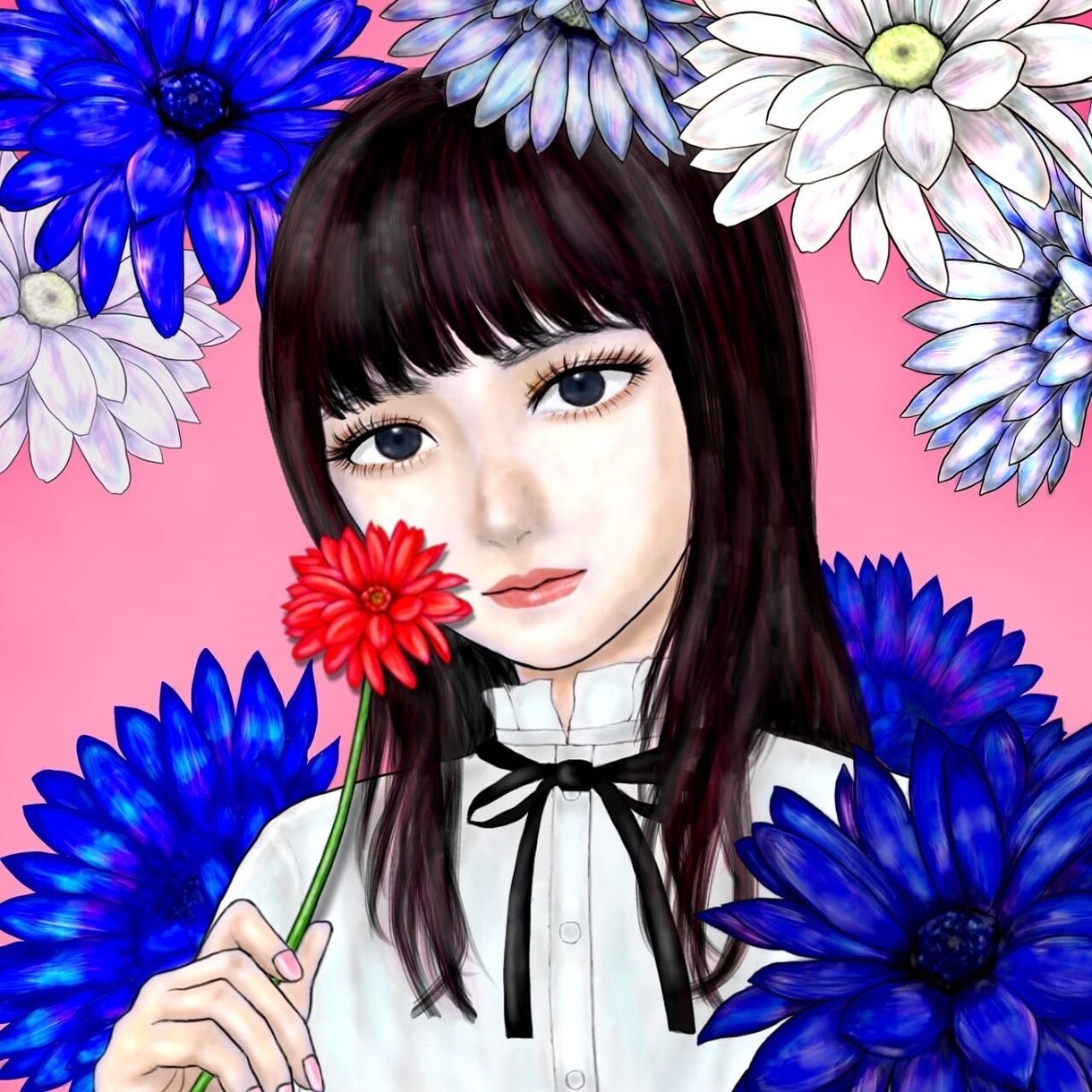 音楽動画などのオリジナルイラスト描きます リアル系や可愛い系など色々なご要望に対応させて頂きます イメージ2