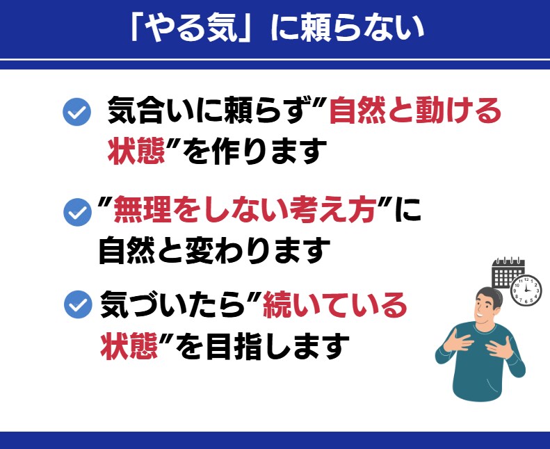 30代～40代の体を整える筋トレ・食事を指導します リバウンドしない大人のダイエット習慣を作る イメージ5