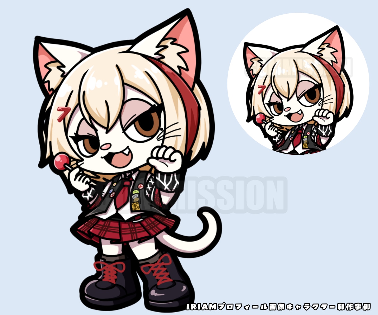 SNSアイコンに！かっこかわいい動物キャラ描きます ストリート系！かっこかわいい動物キャラ作成｜修正無制限 イメージ6