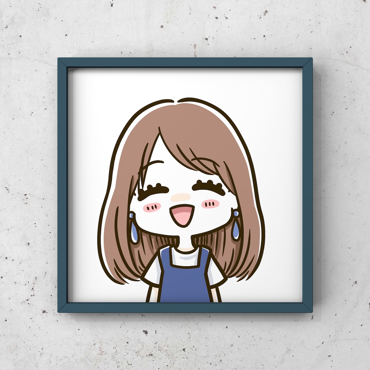 かわいいSNS用アイコンを制作します ゆるくデフォルメした似顔絵やイラストでアイコンを制作します。 イメージ3