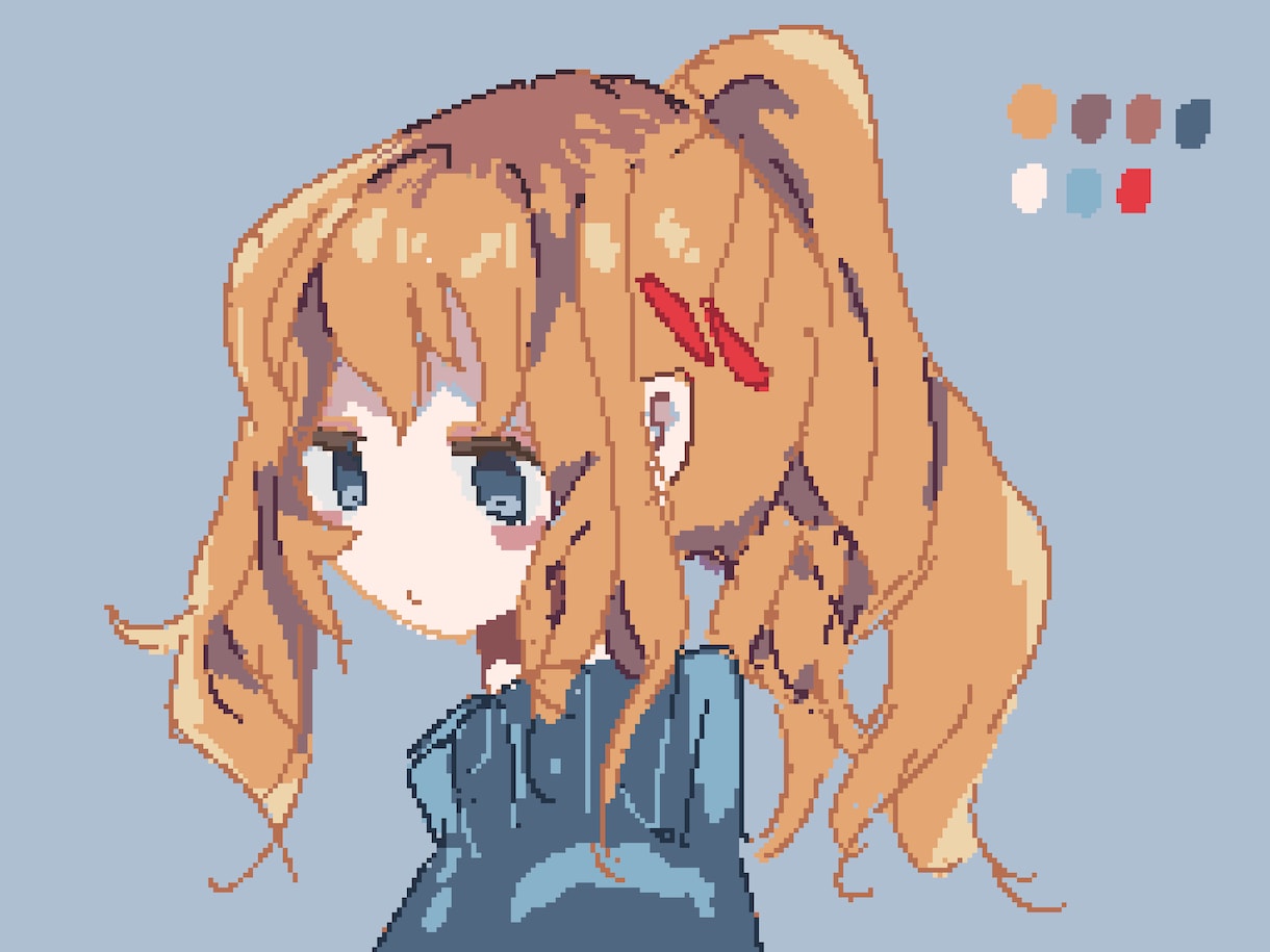 ピクセルアート・ドット絵やGIFアニメ描きます エモ可愛い少しアンニュイなドット絵/簡単なアニメも描けます イメージ8