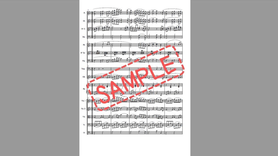 楽譜が欲しい！作編曲、耳コピ等、何でも楽譜にします ジャンル、編成、難易度、あなたにピッタリな楽譜お届けします。 イメージ2