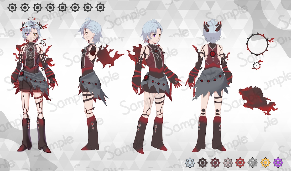 企業案件実績あり！プロが理想のキャラクター作ります Vtuberや小説、カードゲーム用のイラストを作成致します。 イメージ5