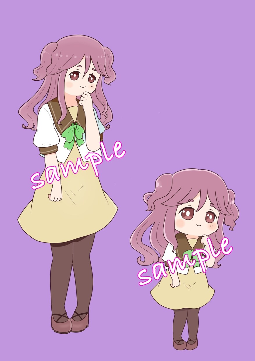 かわいいイラストお描きします アイコン・全身イラスト・ミニキャラデザインおまかせでもＯＫ！ イメージ4