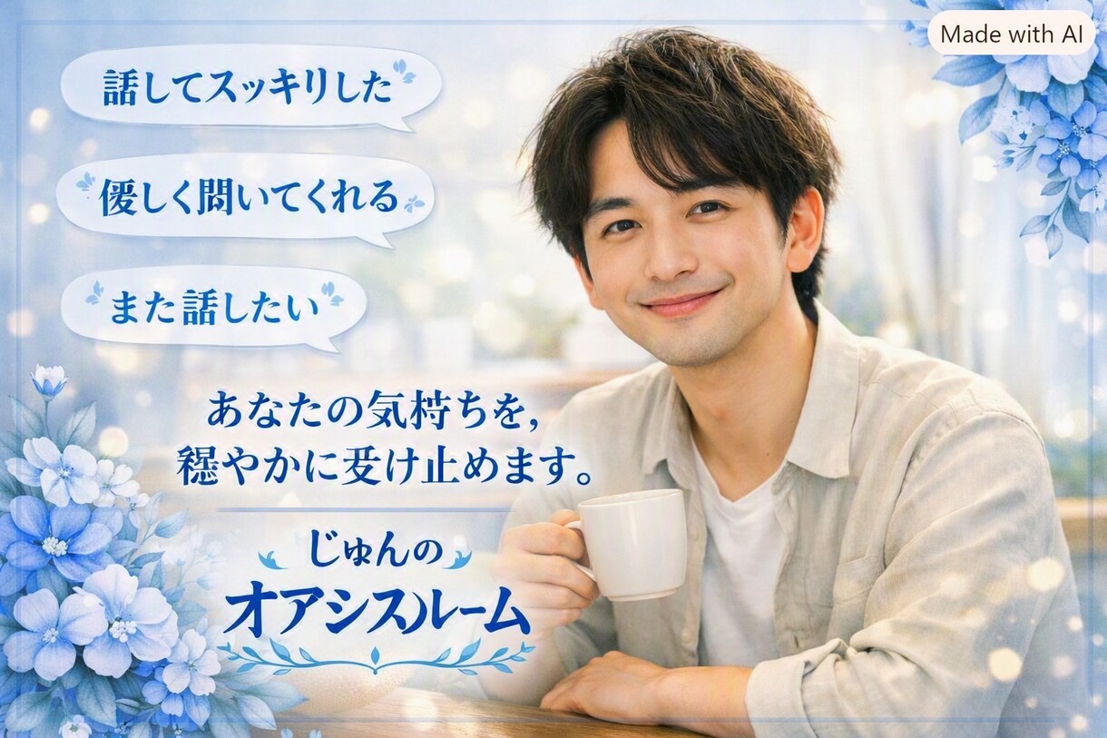 今すぐ誰かと話したい！そんなあなたの要望に応えます 今日あったことから深刻なお悩みまで何でも打ち明けてください！ イメージ2