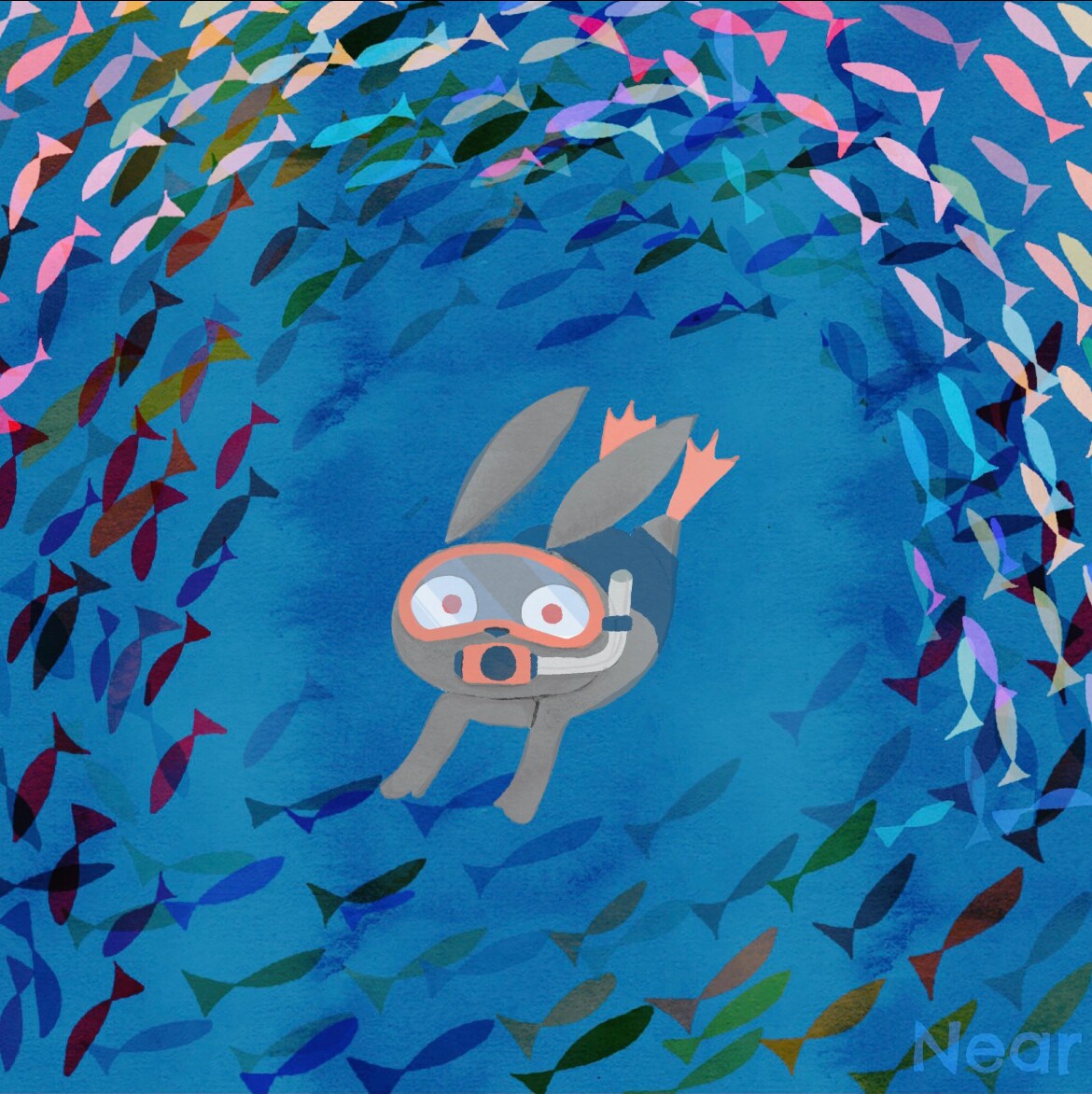 絵本の様な世界観！イラストのオーダー承ります デジタル手描きで…ポストカード、スマホ壁紙、挿絵や絵本 イメージ3