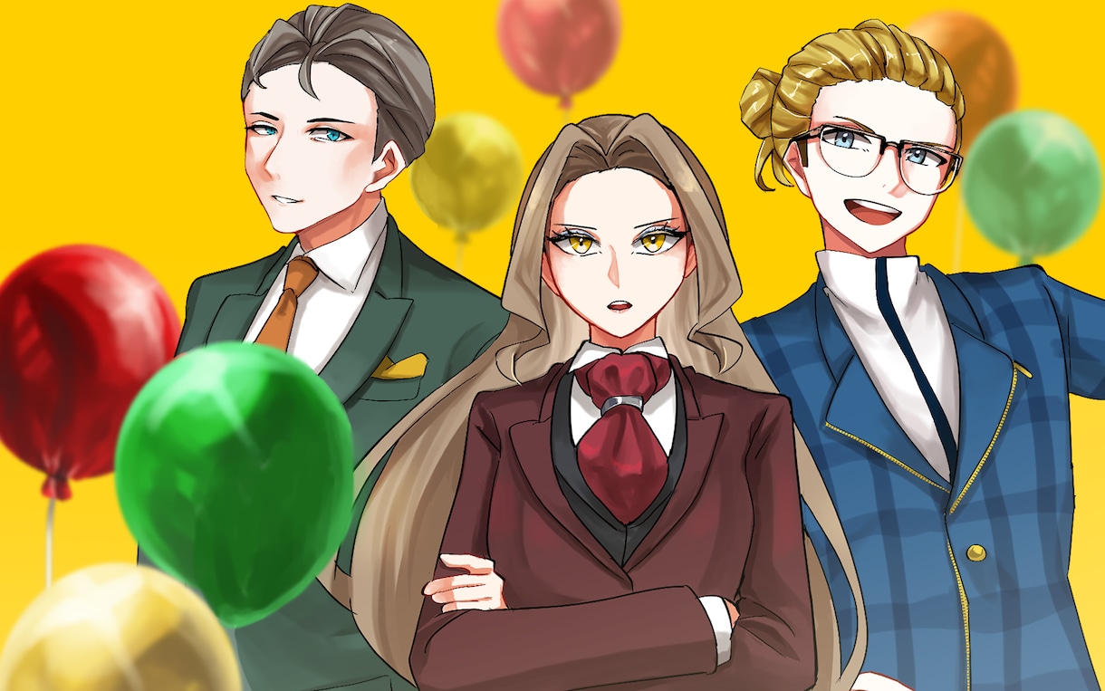 短納期｜人物イラスト｜立ち絵・1枚絵など描きます ラフ修正無制限！配信、TRPG、記念絵、MVイラスト等 イメージ5