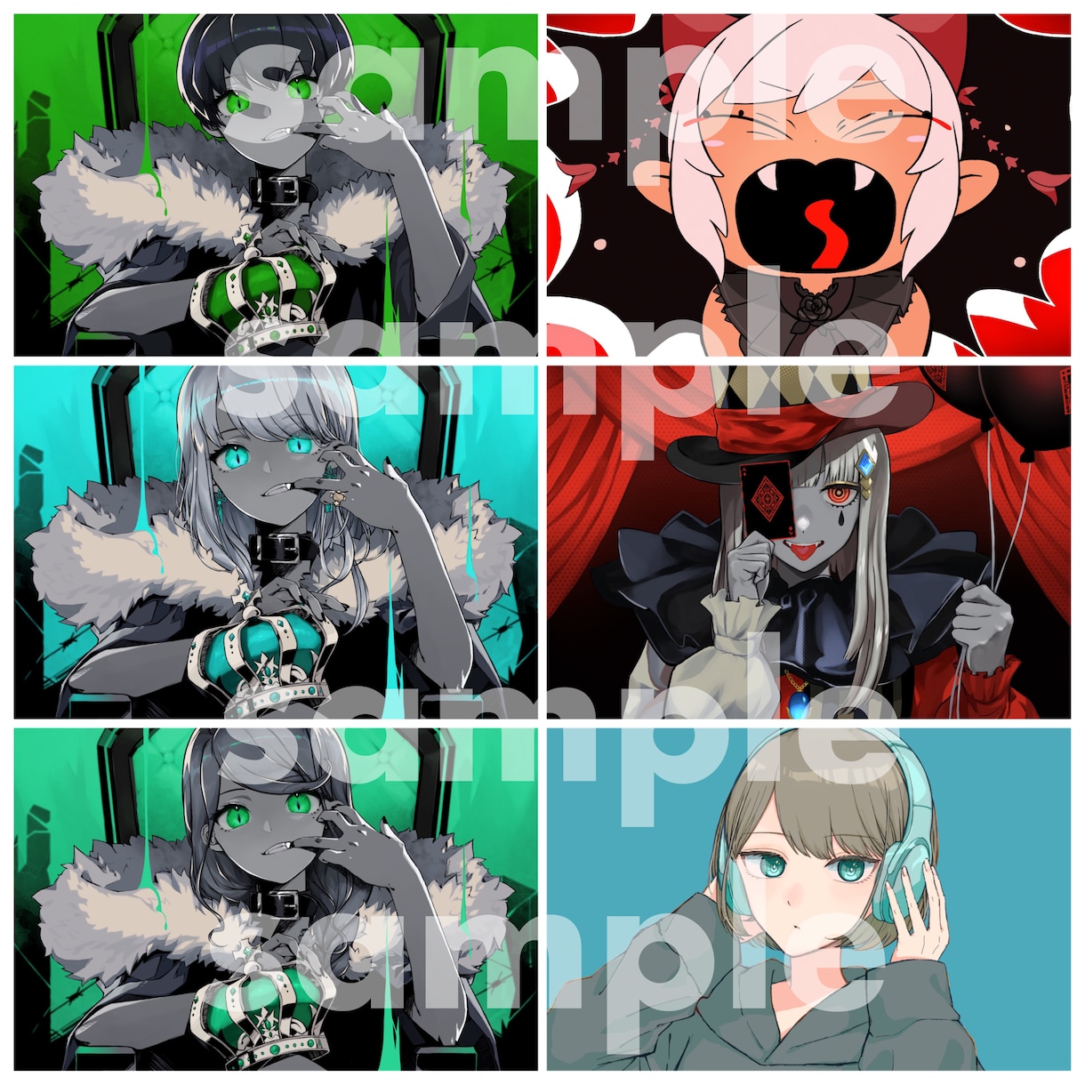 歌ってみた動画のイラストを作成します 絵柄寄せ可能！低コストで高クオリティ◎ イメージ2