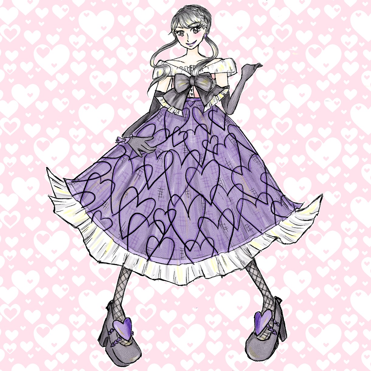 ロリータイラストが描けます 甘ロリやクラロリのアップor全身イラストが描けます イメージ3